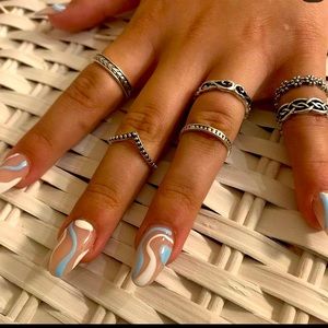 Silver rings